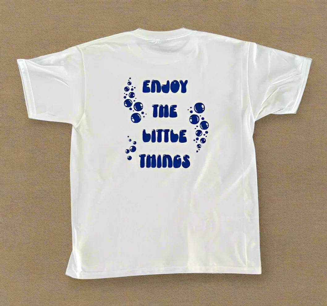 Bubbly "Enjoy the Little Things" Turtle Tee