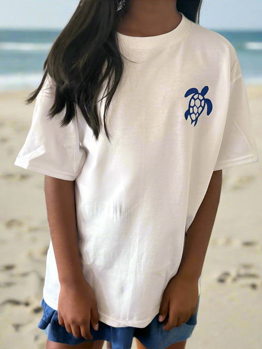 Bubbly "Enjoy the Little Things" Turtle Tee